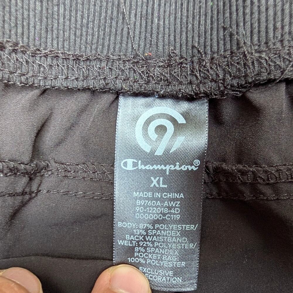 Champion Men's XL Black Performance Athletic Pants Lightweight Stretch Joggers - Picture 2 of 3